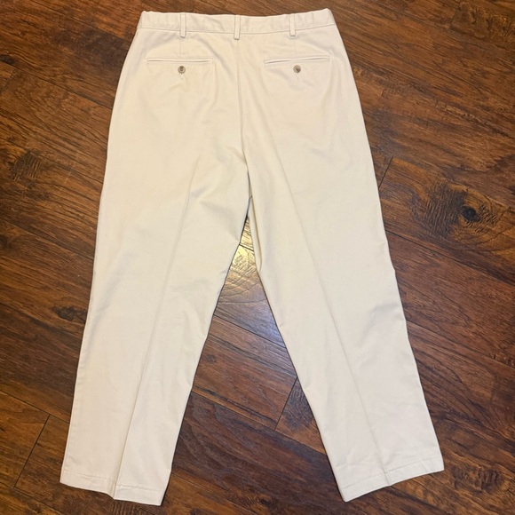 Lands' End 36 Traditional Fit Khaki Chinos NWOT Classic Preppy Ivy Style Cotton - Picture 6 of 9